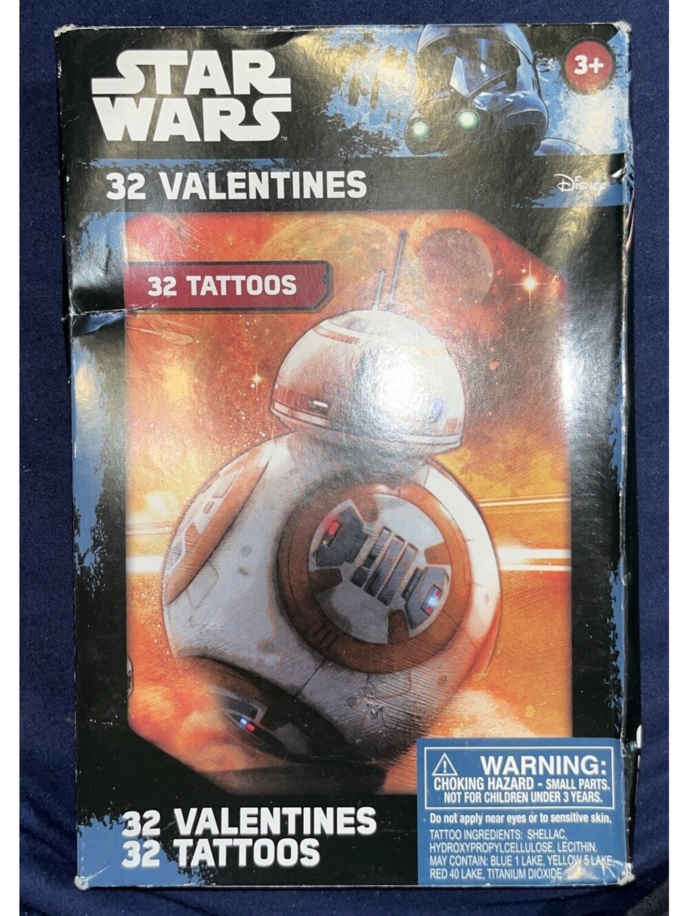 Star Wars Valentines 32 Cards 32 Tattoos 8 Designs